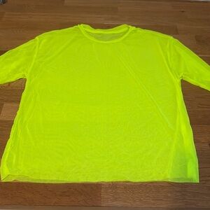 Neon mesh t shirt